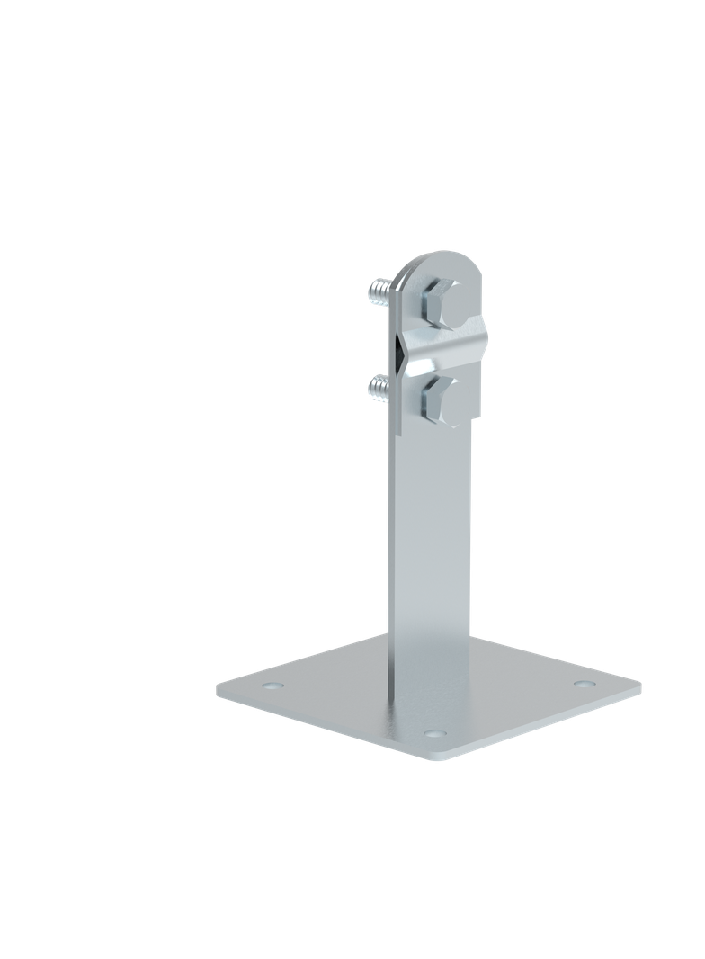 OC UCHWYT DACHOWY Z PŁYTKĄ /100/skręcany 15.1.1/S OC