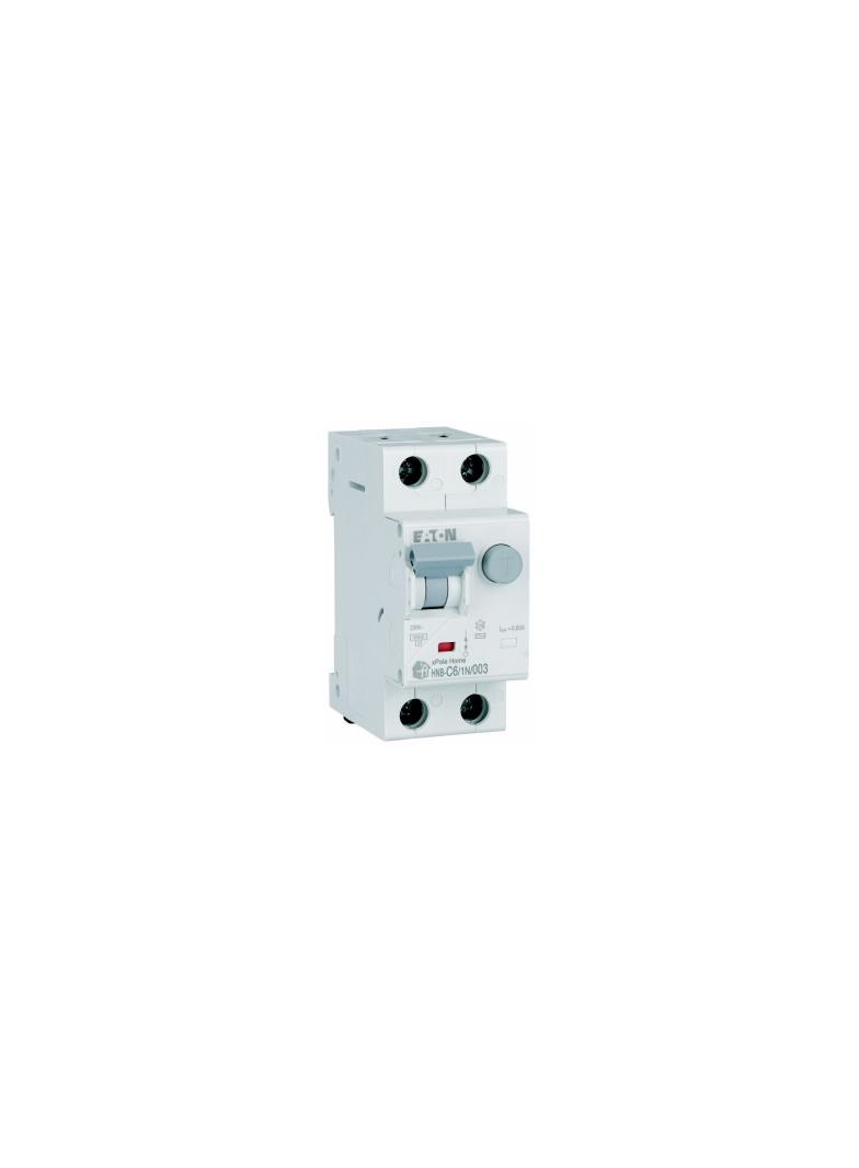HNB-C6/1N/003 Wyłącznik różnicowonadprądowy 6kA C6A 1P+N 30mA typ AC 195124 EATON