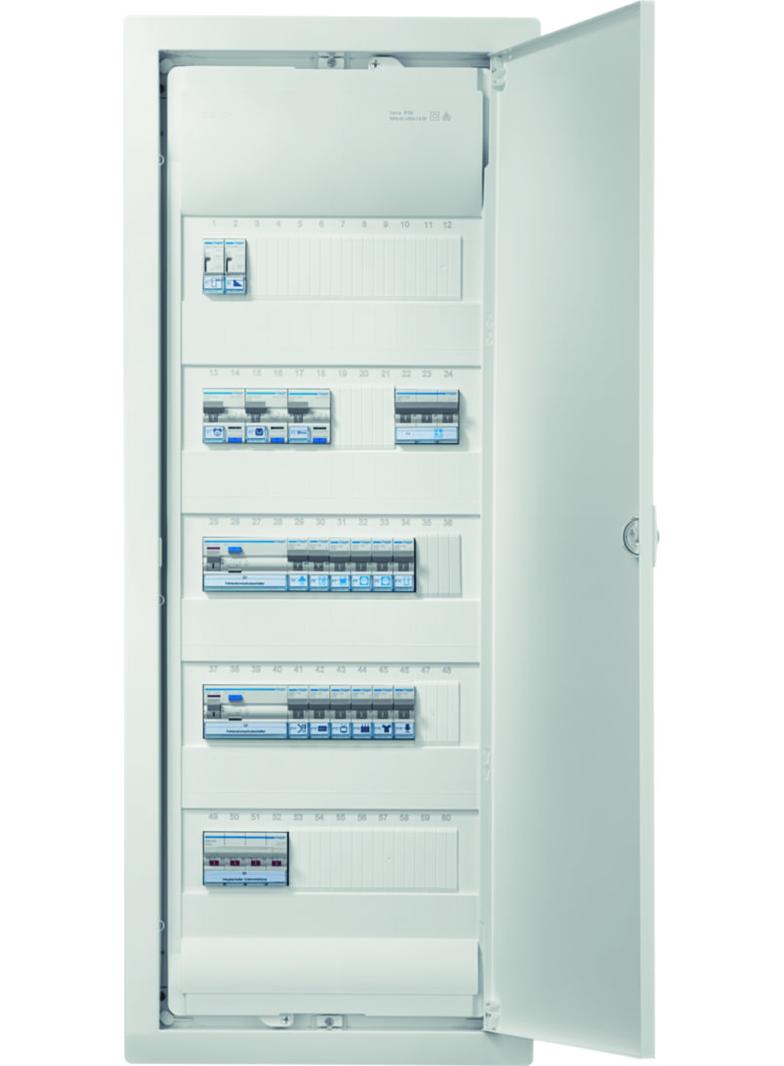 QuickConnect Blok samozacisków neutralny niebieski 2x16+8x4mm2 szer. 45mm KN10N HAGER