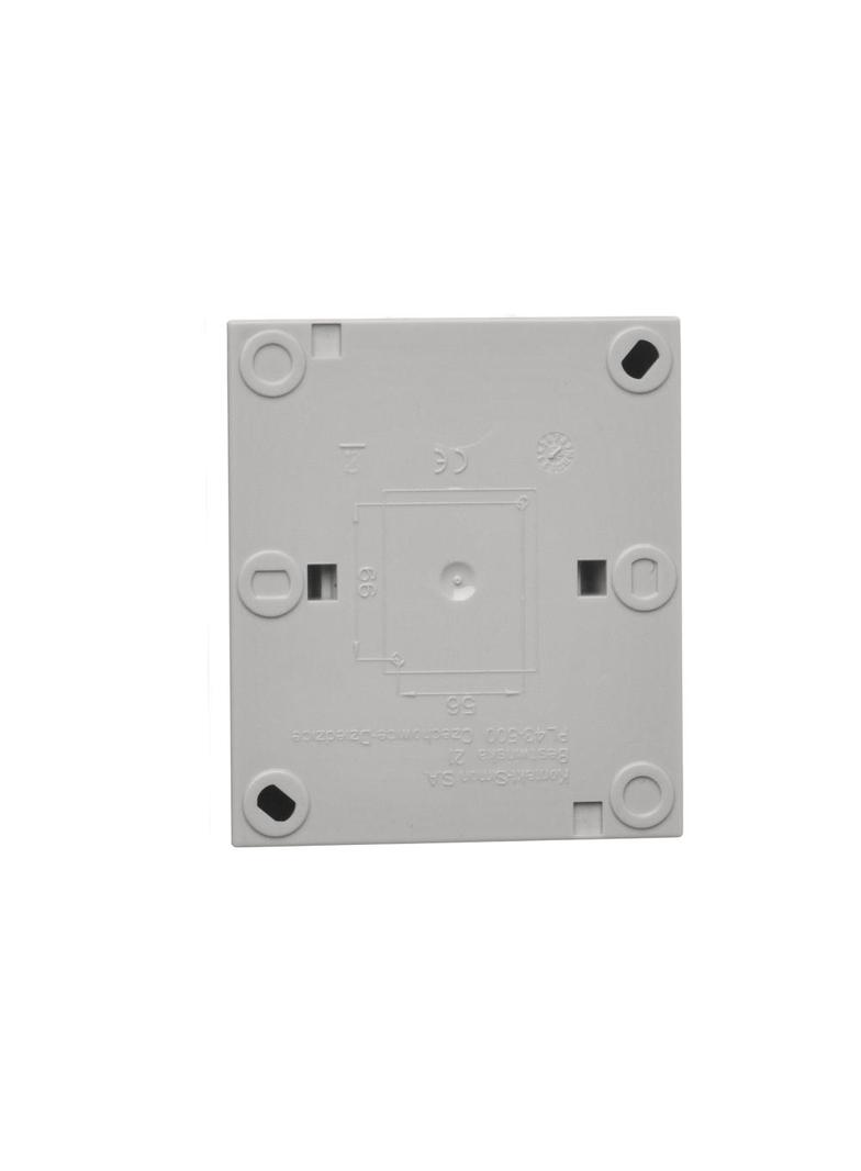 Simon Aquaclick Przycisk dzwonek 10AX 250V zaciski śrubowe, szary