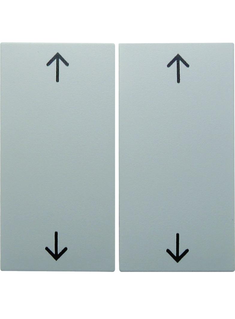 BERKER B.Kwadrat Klawisze nadrukowany symbol strzałki do łącznika żaluzjowego biały 5316448999 HAGER