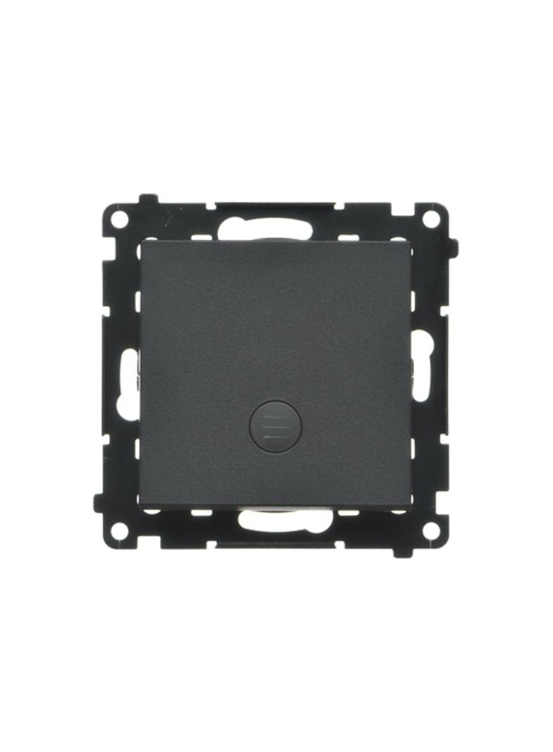 Simon 55 Łącznik schodowy z podświetleniem LED podświetlenie jakW łączniku pojedynczym szybkozłączka Czarny mat TW6L.01/X/149 KONTAKT
