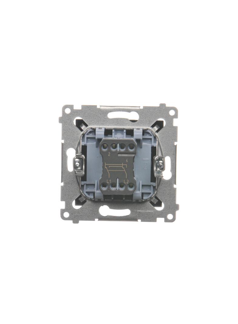 Simon 54 Łącznik krzyżowy bez piktogramu 16A 250V zaciski śrubowe antracyt DW7A.01/X/48 KONTAKT