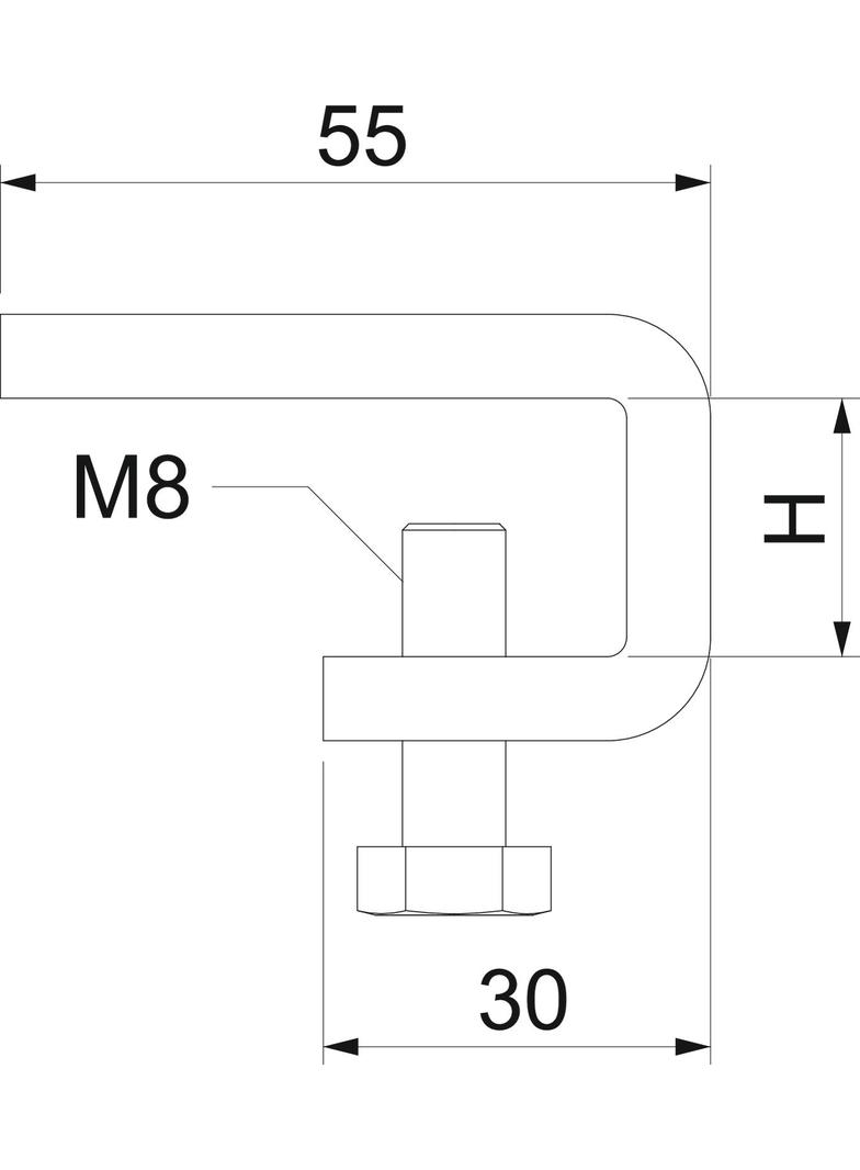 KL 20, ZACISK KL 20MM FT