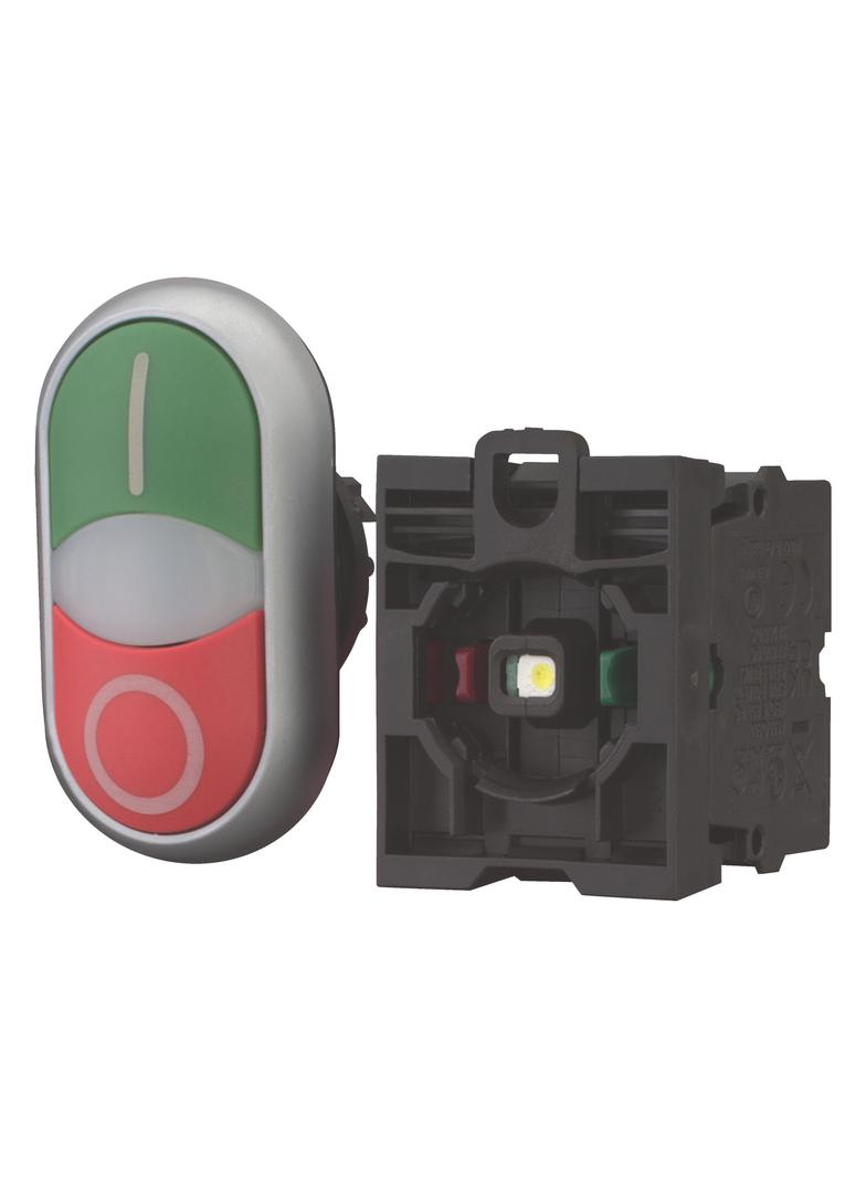 M22-DDL-*-*-* Napęd przycisków podwójnych z samopowrotem 226770 216509 EATON