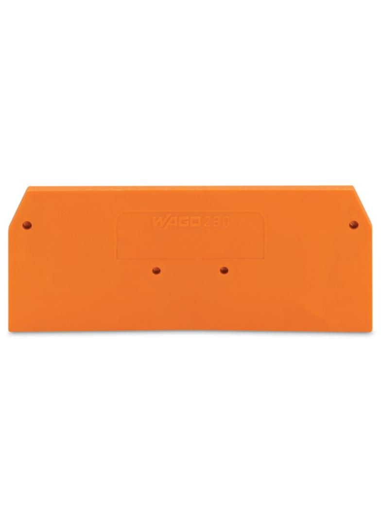 ścianka końcowa pomarańczowa