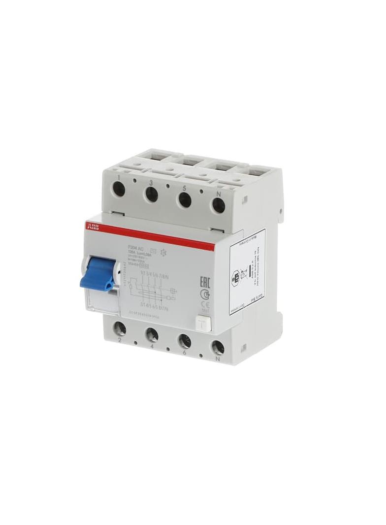 F204 AC-125/0,03 wyłącznik różnicowo-prądowy STANDARD