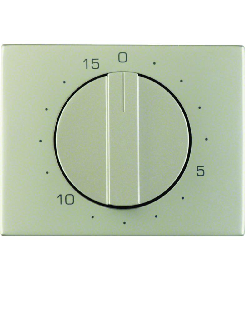 BERKER K.5 Płytka czołowa z pokrętłem do mech łącznika czasowego 0-15 min stal szl 16347104 HAGER