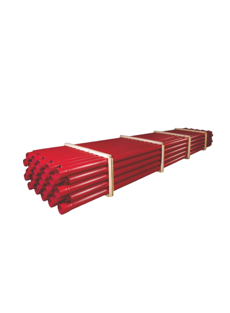 Rura osłonowa sztywna z kielichiem ROS-M (RHDPE) 75/4,5 czerwona (60szt/paleta) ROS-M 75/4,5 CZ 10672 TT PLAST