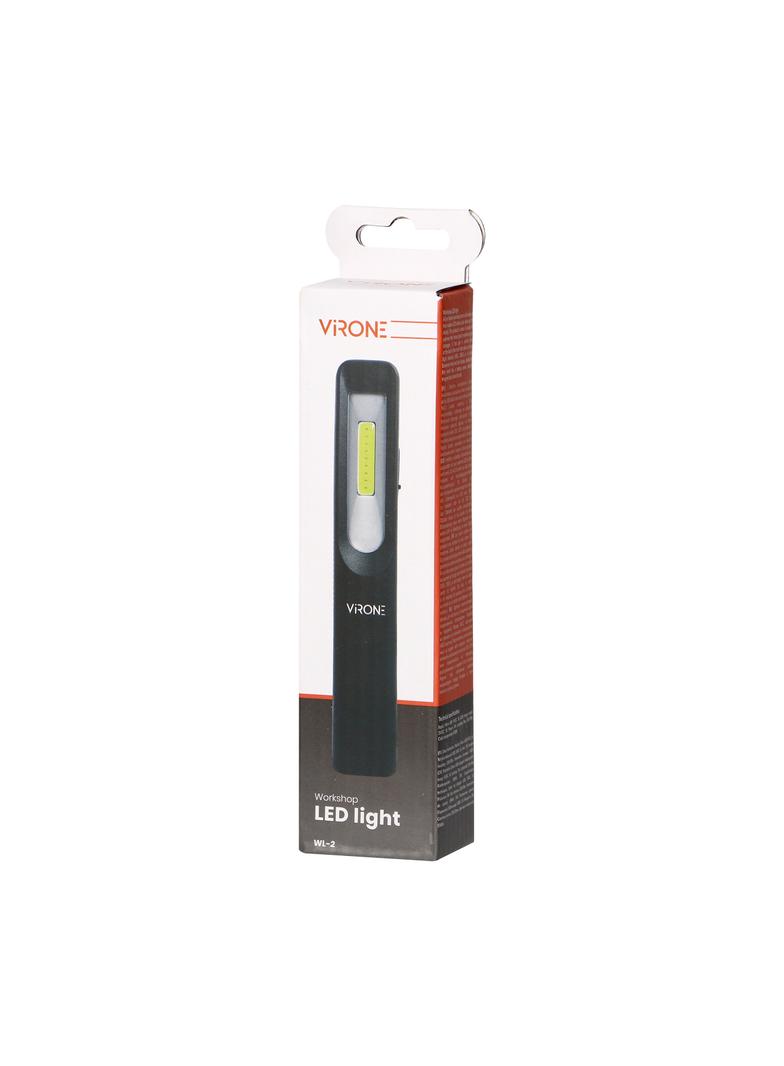 Latarka warsztatowa LED 3W 200lm + 3W 150lm 1200mAh 3 funkcje 100% 50% dioda frontowa magnes z WL-2