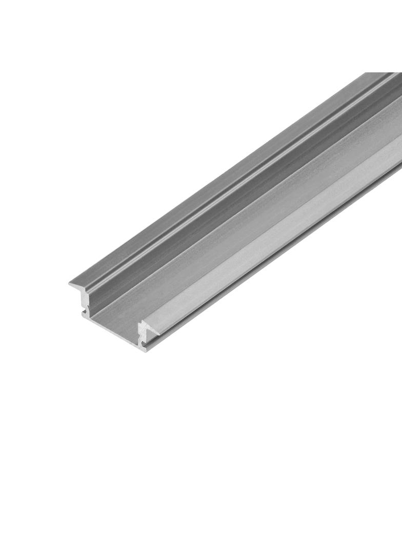 Profil aluminiowy do taśm LED, 2000 x 24,5 x 6,85 mm, wpuszczany w karton gips, srebrny