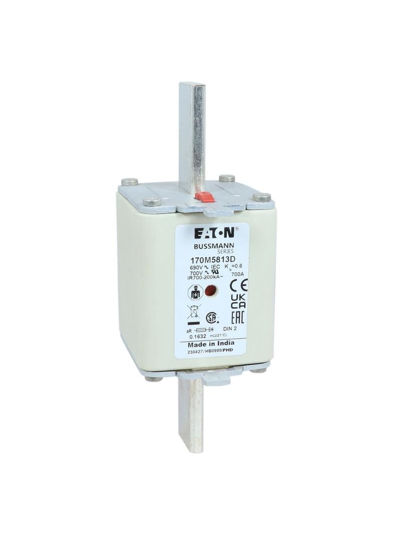 700A 690V aR DIN 2 HSDNH FUSE Wkładka szybka 700A AC 690V DIN 2 aR DIN IEC podwójny wskaźnik 170M581