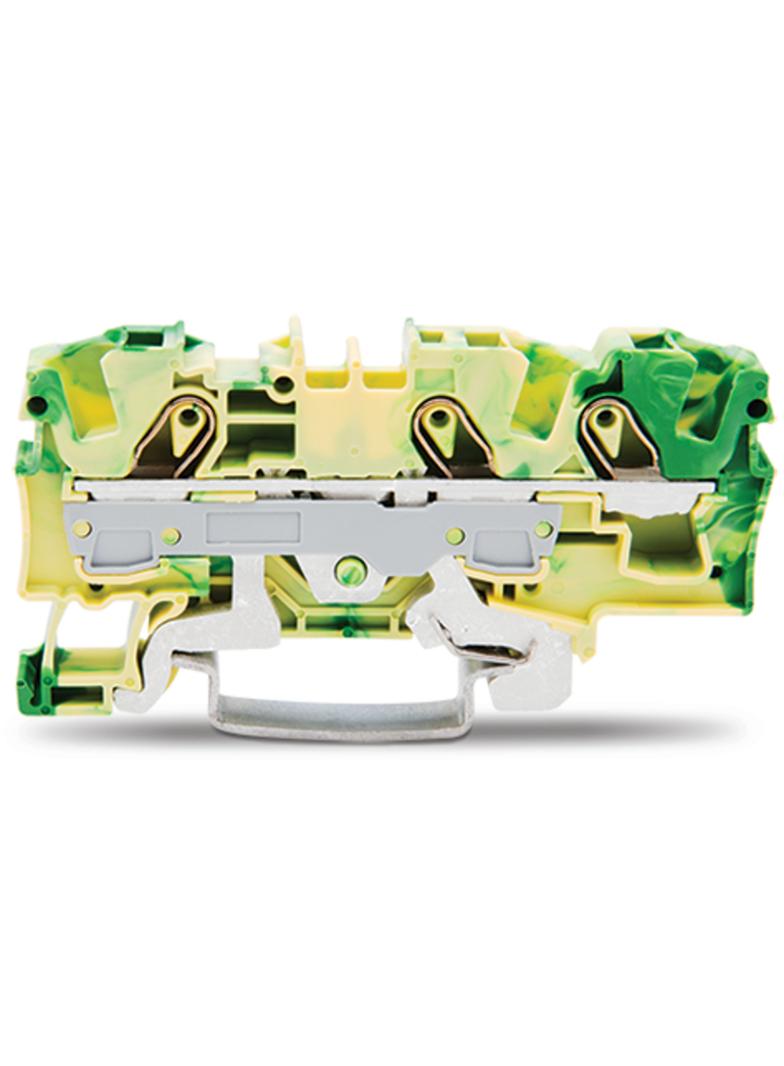 TOPJOBS złączka 3-przewodowa 6 mm2 żółto-zielona