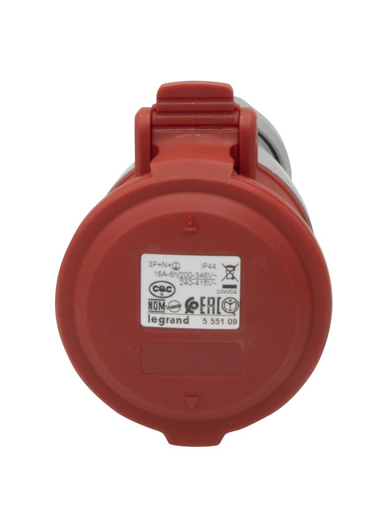 P17 Tempra Pro Gniazdo Przenośne 16A 3P+N+Z 400V IP44 555109 LEGRAND