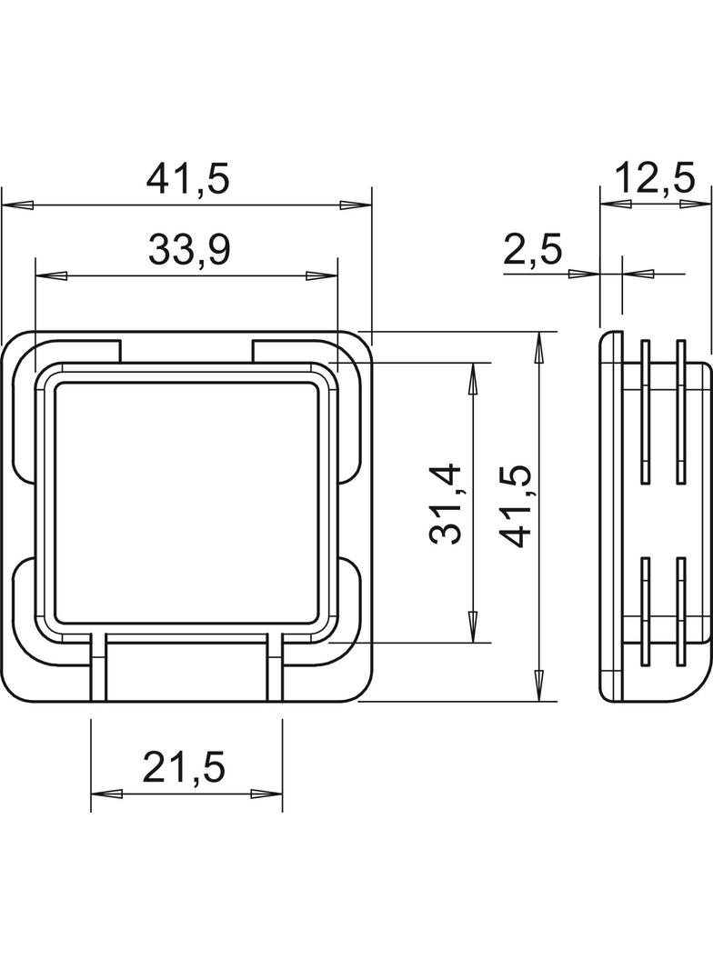 MS 41 EDK OR, Szyna profilowa