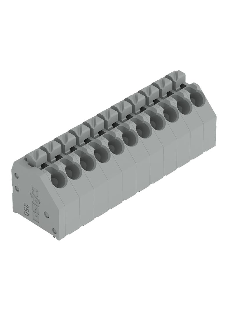 Listwa zaciskowa do płytek drukowanych 11‑biegunowa szara raster 3,5mm 250‑211 /30szt./ WAGO