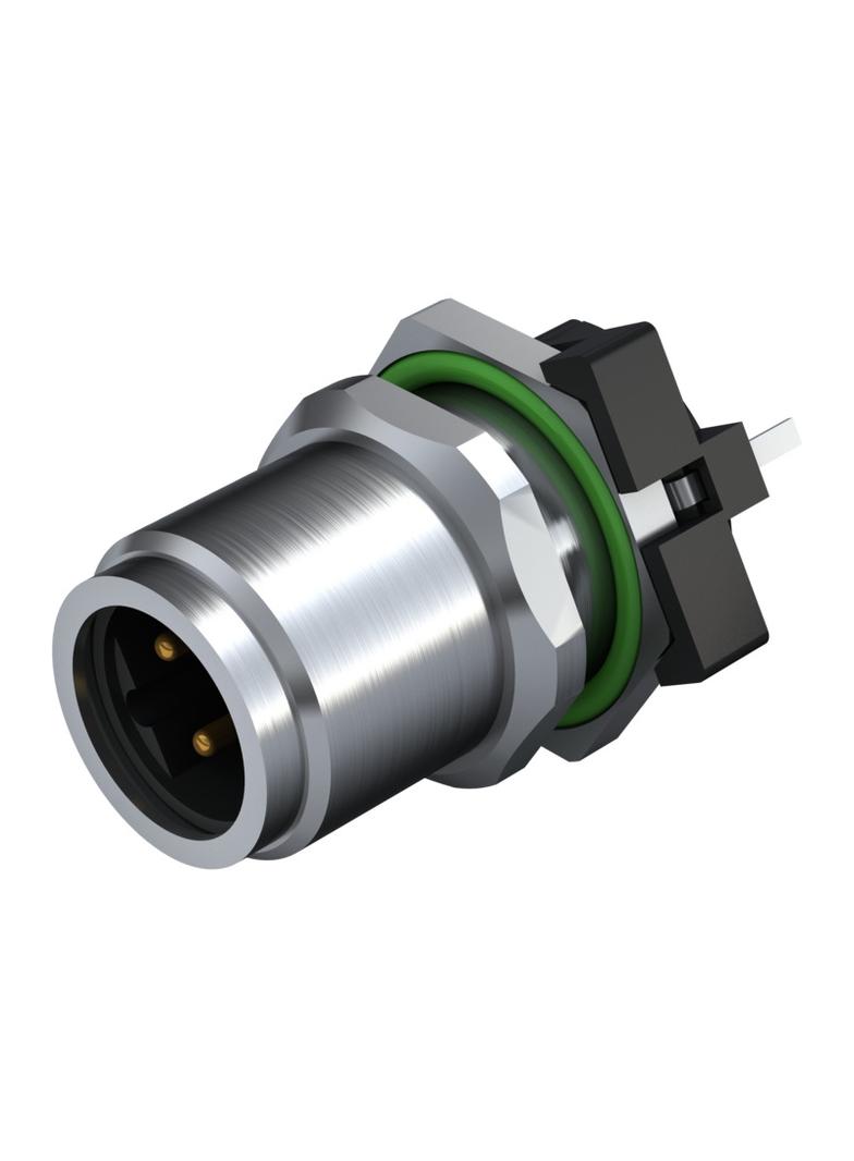SAIE-M12SB-4-H5.5TL Złącze okrągłe do PCB, nr katalogowy 2424110000