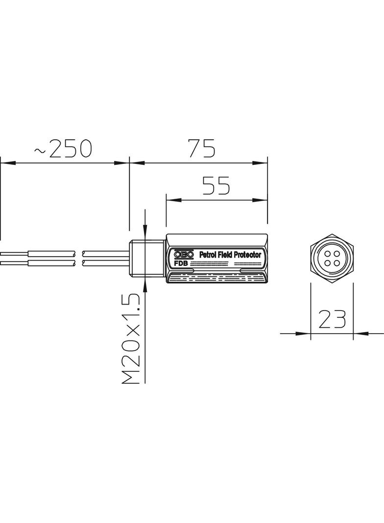 FDB-3 24-M, Ogranicznik przepięć dla stref EX