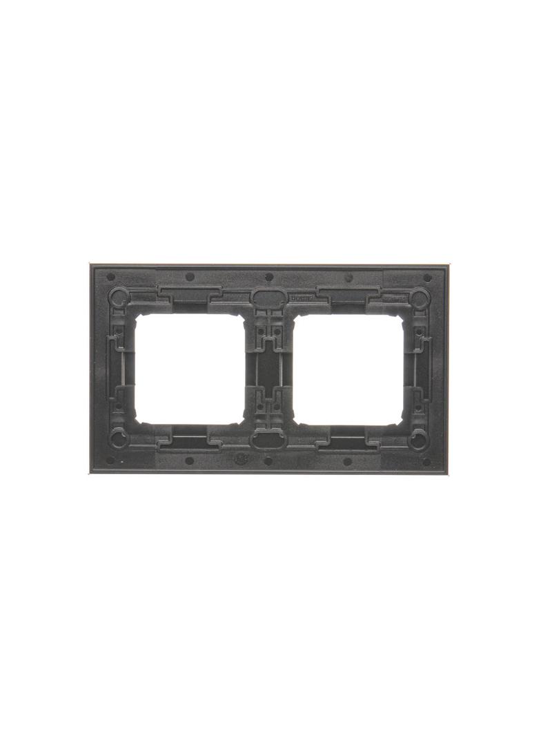 Simon 54 Nature Ramka 2-krotna Nature-Szkło KSIĘŻYCOWA LAWA IP20/IP44* (*IP44-należy zastosować zestaw uszczelek DUN2) DRN2/74 KONTAKT
