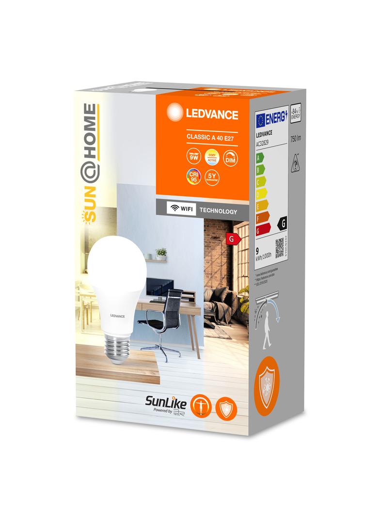 Lampa SUN@HOME Classic A 40 E27 TW