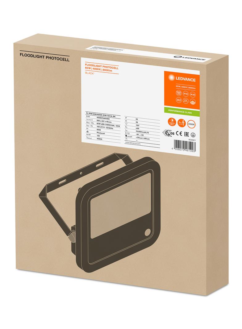 Naświetlacz FLOOD LED PERFORMANCE 65W 4000K SYM 100 SL black