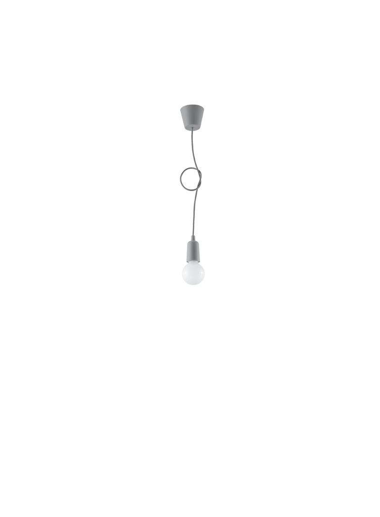 Sollux Lampa wisząca DIEGO 1 szara SL.0575