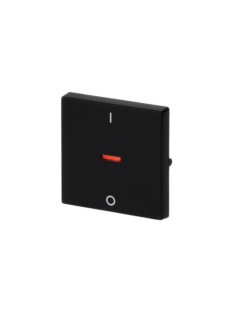 FUTURE Klawisz z nadrukiem z czerwonym okienkiem, do wyłączników: 2-biegunowego, 3-biegunowego czarn