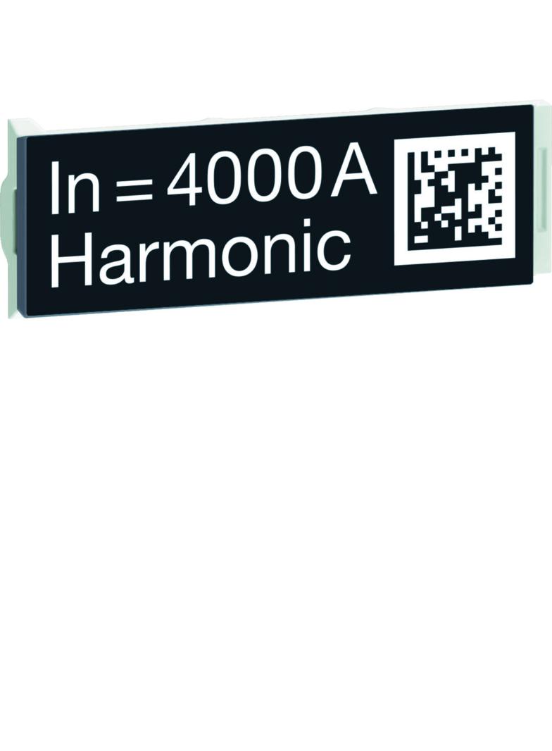 ACB HW4 Wtyczka z oznaczeniem znamionowym wyłącznika 4000A Harmonic HWW693HSA HAGER
