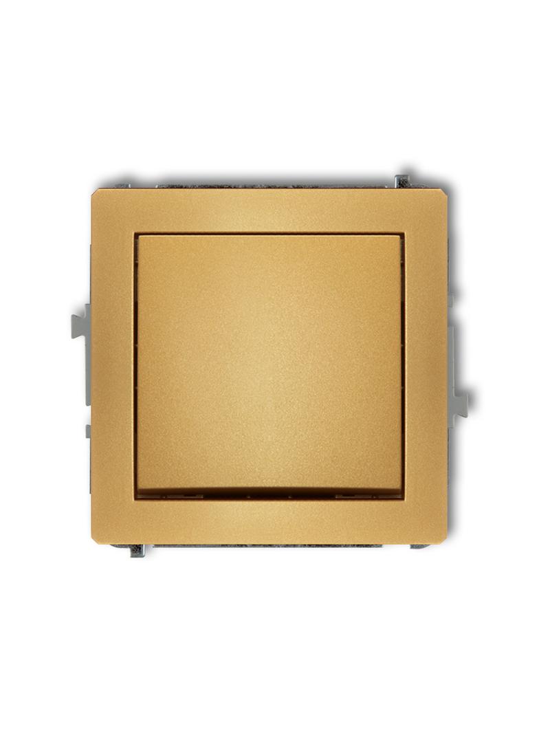 DECO Mechanizm łącznika jednobiegunowego złoty