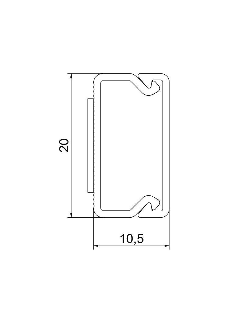 WDK 10020 S, KANAŁ INSTALACYJNY WDK 10020 S