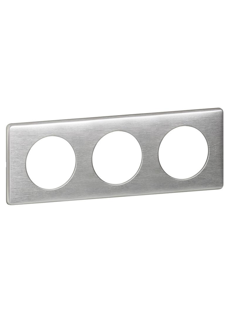 Celiane Ramka Aluminium Potrójna Pozioma/Pionowa 068923 LEGRAND