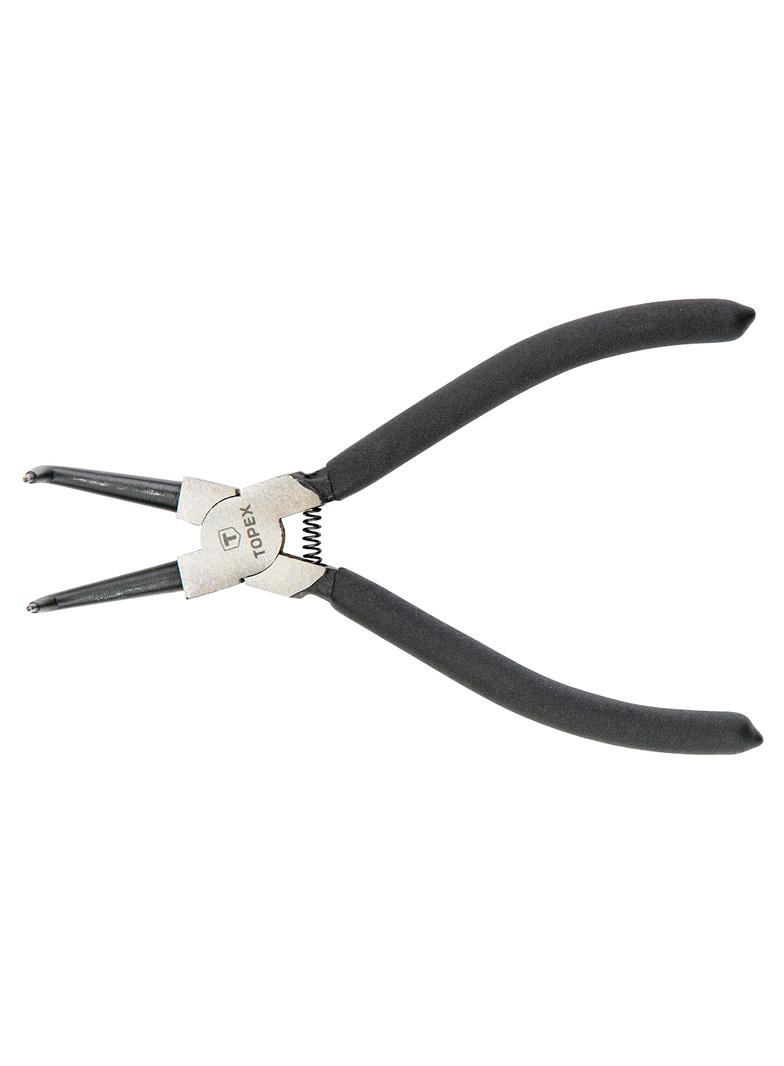 Szczypce segera do pierścieni osadczych 175 mm, wewnętrzne, wygięte