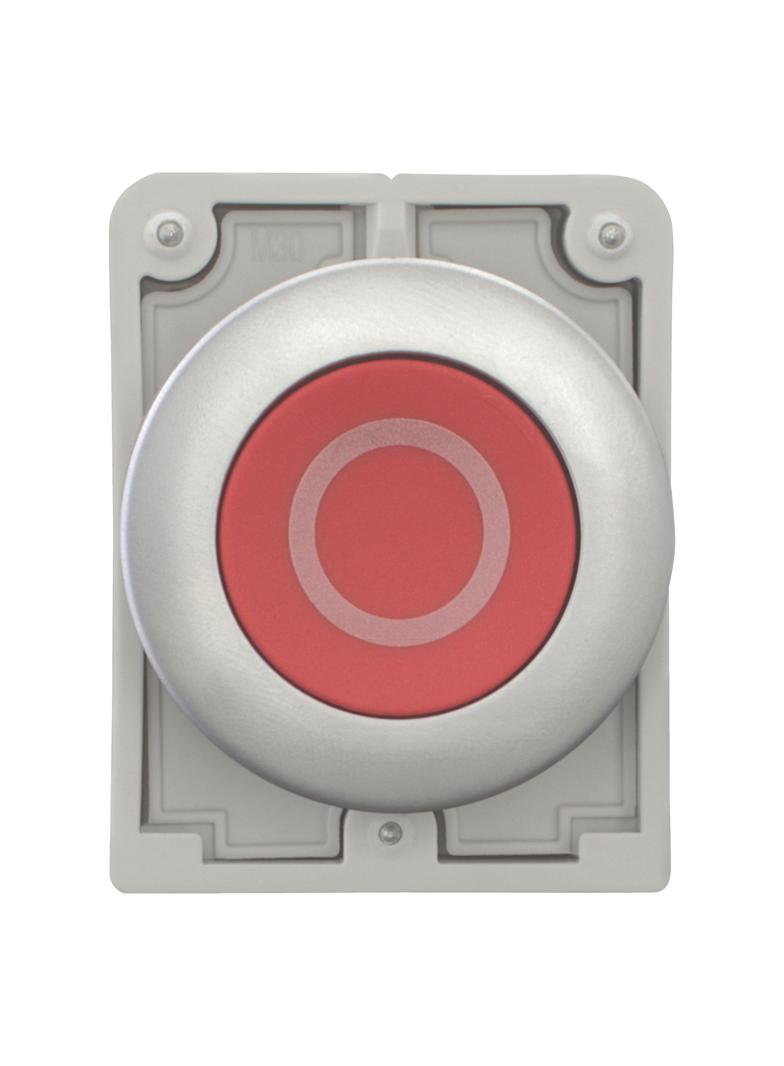 M30C-FD-R-X0 Przycisk 30mm płaski czerwony O z samopowrotem 182939 EATON