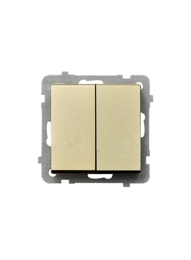 SONATA Łącznik podwójny zwierny - kolor szampański złoty