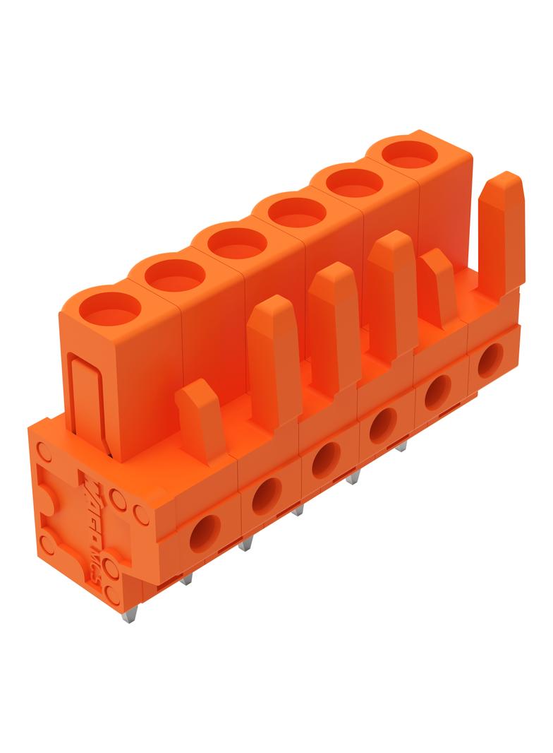 MCS-MIDI Classic gniazdo 6-bieg. pomarańczowe raster 5,08 mm
