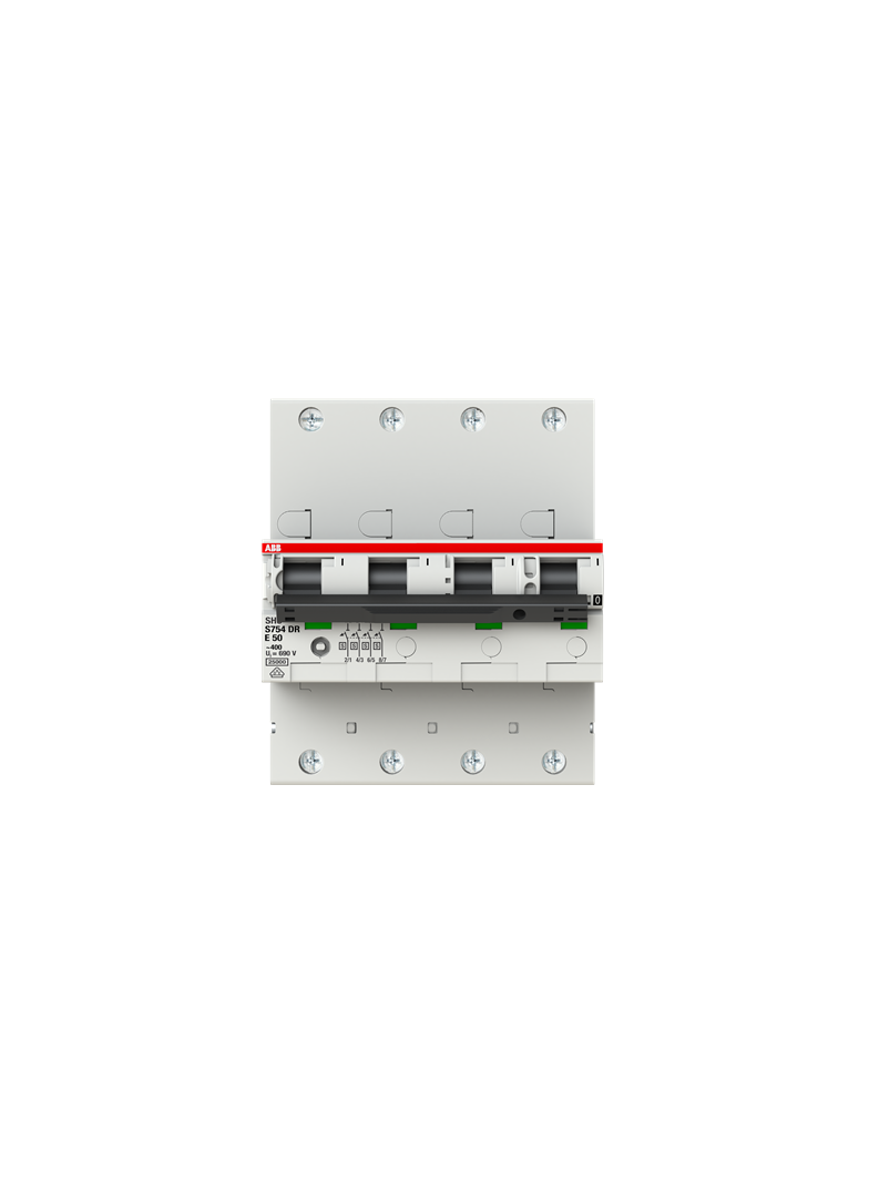 S754DR-E50 wyłącznik nadprądowy 4P selektywny E50A 25kA AC 2CDH784001R0502 ABB