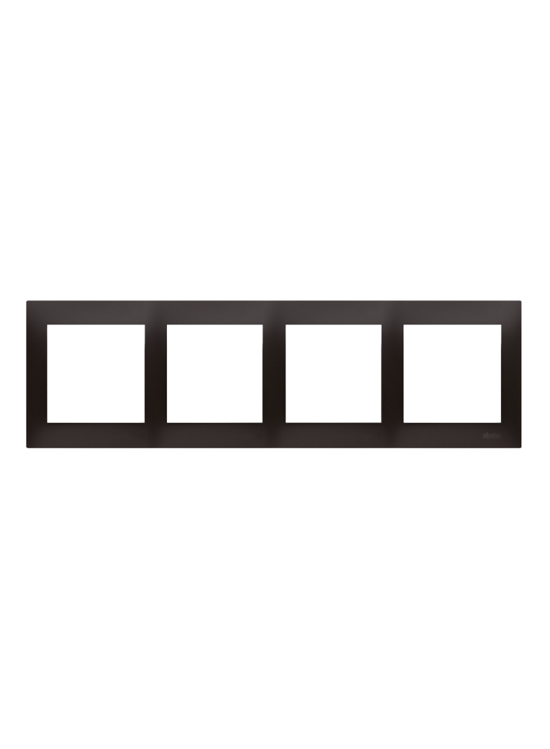 Simon 54 Premium Ramka 4-krotna PREMIUM IP20 / IP44 antracyt DR4/48 KONTAKT