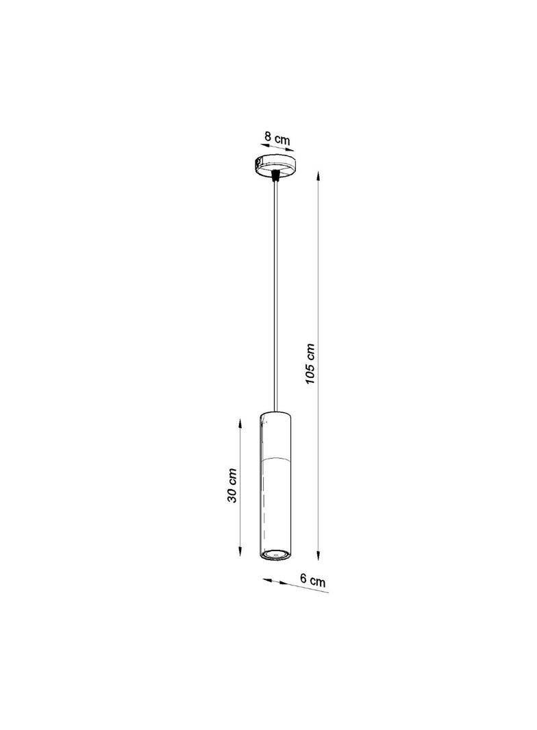 Sollux Lampa wisząca PABLO czarna SL.0632