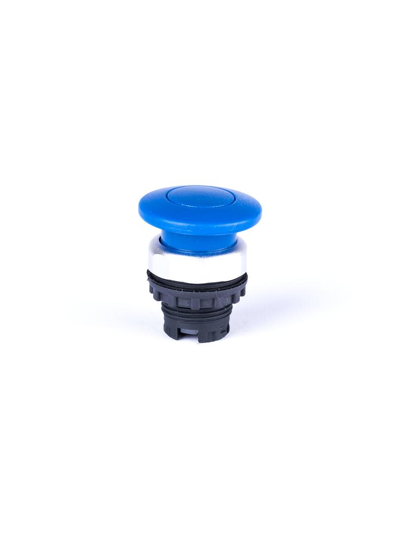 Ex9P1 M BPrzycisk grzybkowy 40mm z samopowrotem niebieski 105639