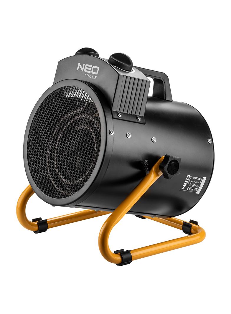 Nagrzewnica elektryczna 3kW przemysł, regulacja ustawienia, IPX4