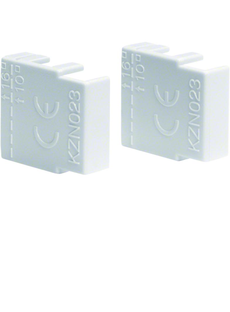 Osłony końcowe do szyn grzebien. kołkowych i widełkowych 3P 10mm2 / 2P 16mm2 KZN023 HAGER