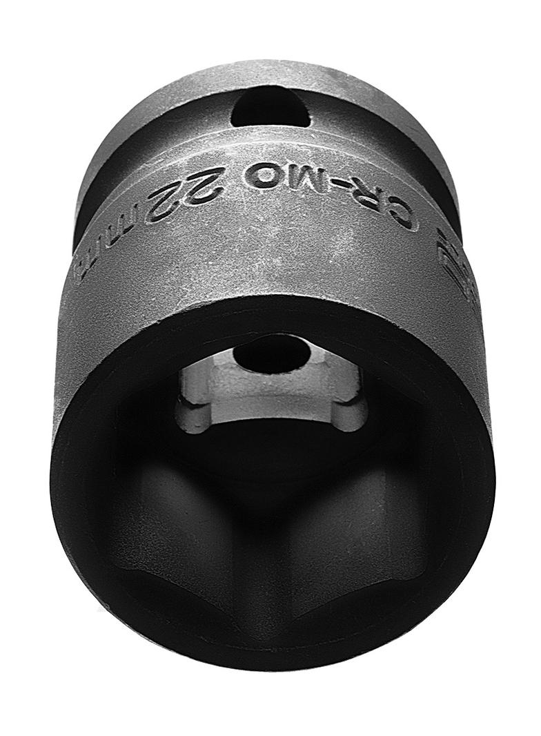 Nasadka udarowa 1/2", 22 x 38mm, Cr-Mo