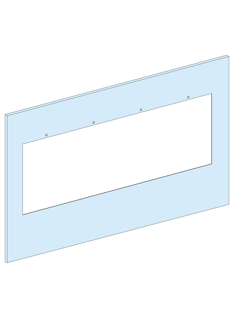 Rozdzielnice PrismaSet, płyta czołowa dla pionowego ISFT250 250A