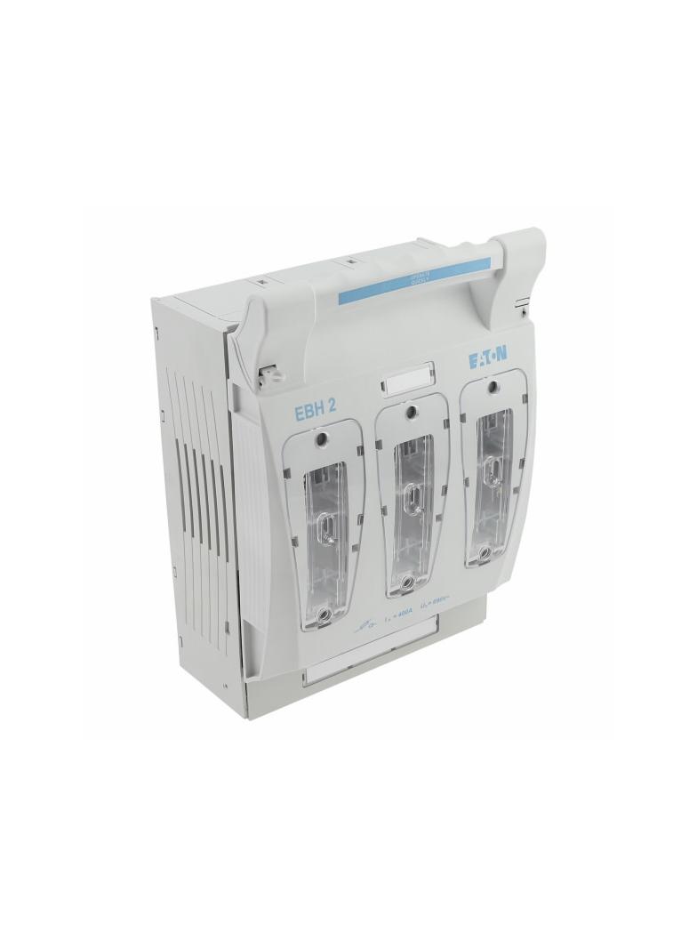 Rozłącznik bezp. poziomy 400A AC 690V NH2 AC23B 3P IEC montaż na płycie montaż śrub. (M10) EBH2O3TM1