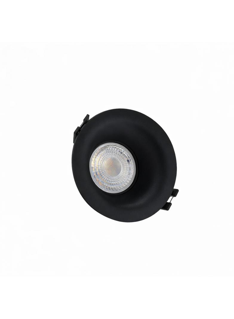 Oprawa oczko FIALE V BASIC GU10 OCZKO GU10 IP20 FI86x41MM CZARNY OKRĄGŁA Spectrum LED