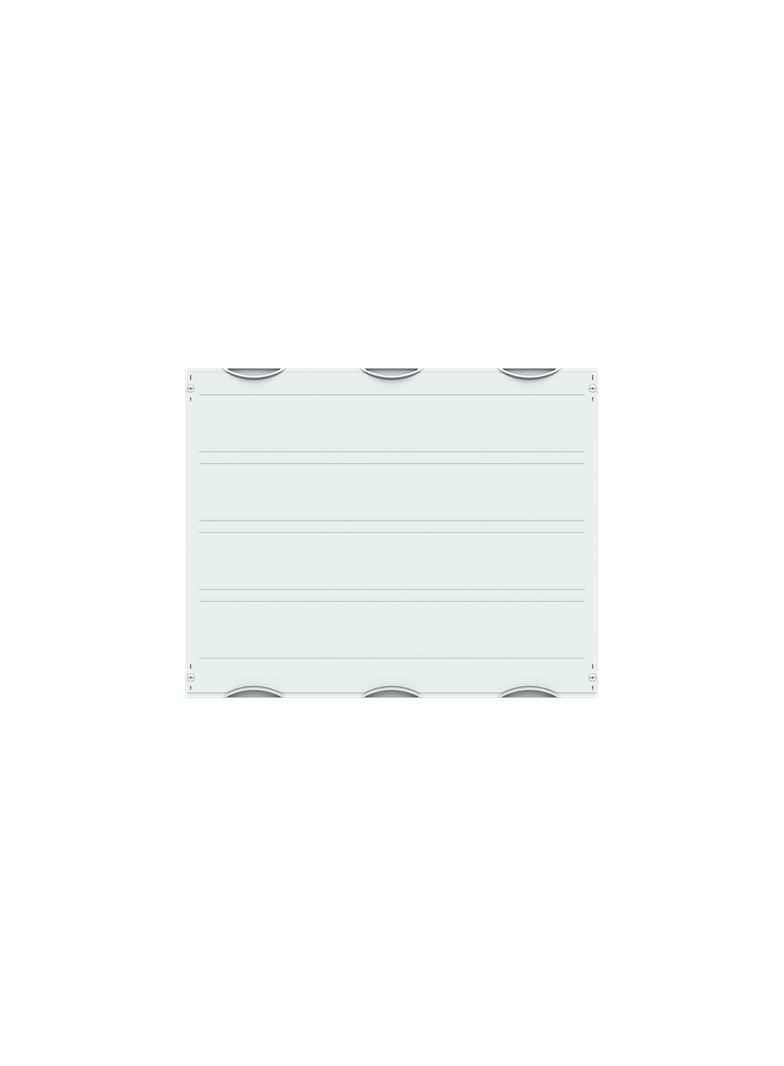 MBB319 Zestaw moduł pusty (ochr. dotyk.) (do samodzielnego montażu)