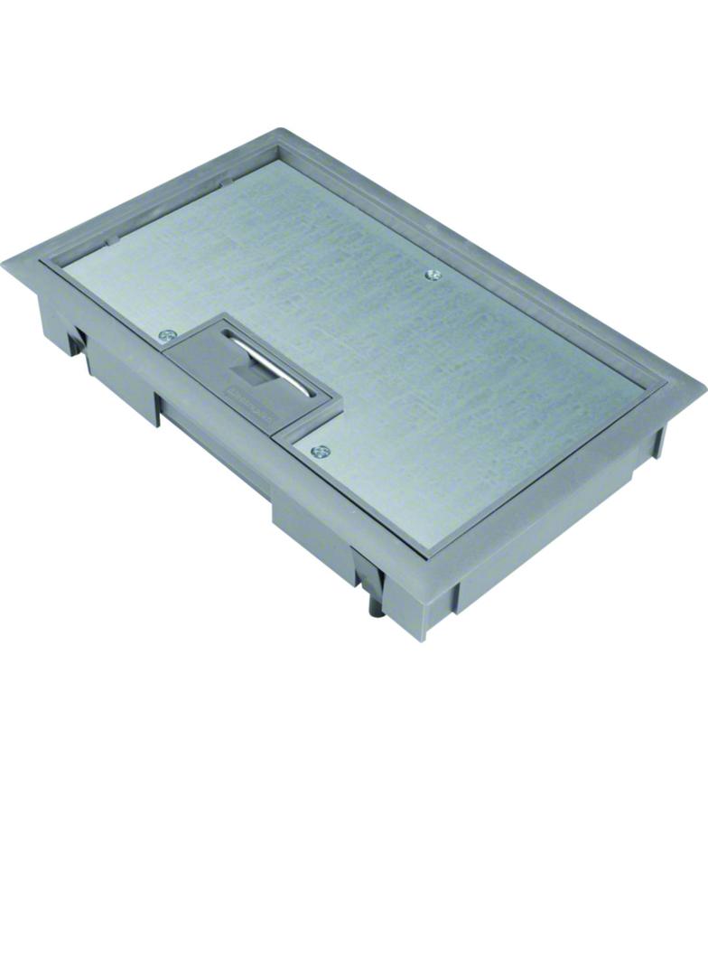 tehalit.VE-EE Pokrywa uchylna płytki montaż E04 147X247 8mm stal szary PA KDE04087011 HAGER