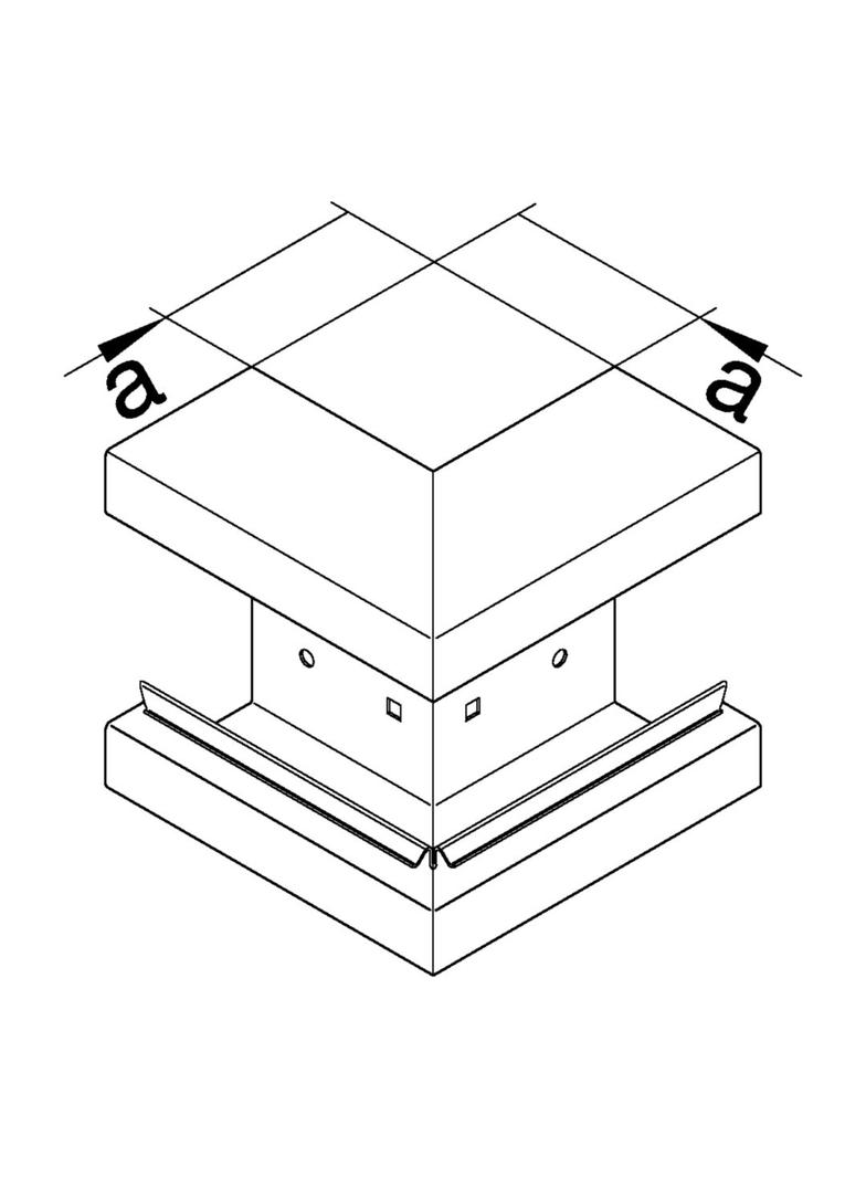 tehalit.BRS Kąt zewnętrzny 100x210 stal ocynk BRS1002103VERZ HAGER