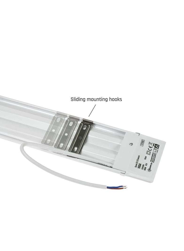 VIGA LINIOWA 1500mm 35W NW 230V 120st IP20 76x1500x26mm BIAŁY