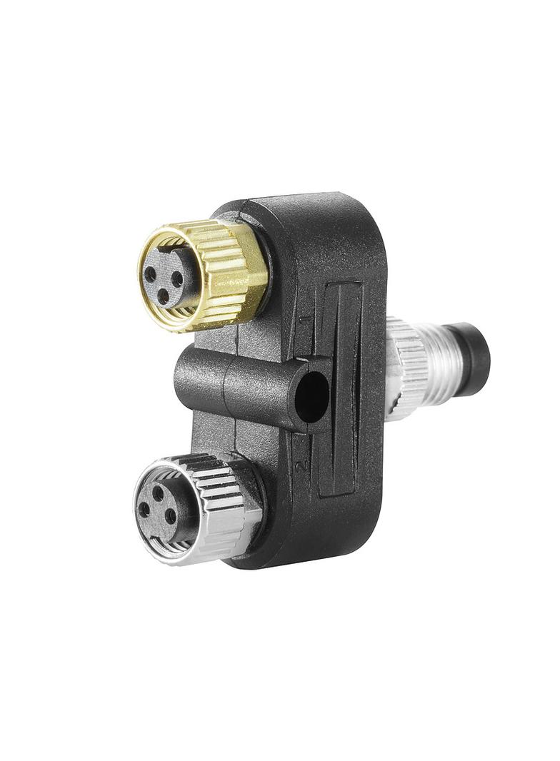 SAI-Y-3/3 M8-M8 U Adapter czujnik-siłownik, Liczba biegunów: 3, kodowanie: M8 = żadna, M8 / M8, 24 V /1szt./ 1550620000 WEIDMÜLLER